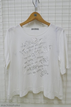 白Tシャツ　白　ホワイト　古着　リサイクル　綿100%　コットン　綿　Tシャツ