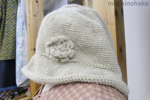 生成　ニット　帽子