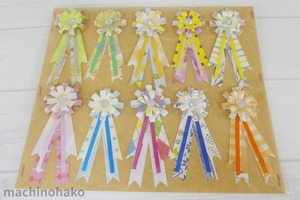 お花ギフトシール　飾り　ラッピング　シール　ギフトシール　ペーパークラフト