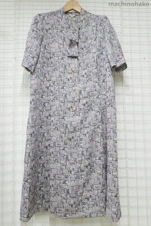ワンピース　柄　レトロワンピース　昭和レトロ　レトロ　レトロ服