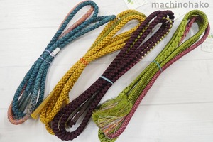 帯じめ　丸組　帯締め　帯〆　未使用　リサイクル