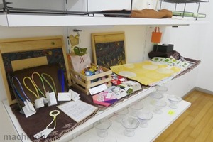 街知の箱 店内 ちいやさん作品コーナー