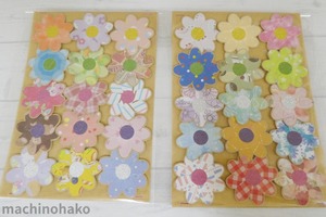 お花シール　ポップなシール　シール　飾り付け　花柄　紙細工