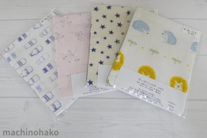 Wガーゼ ミニハンカチ 晒 さらし リバーシブル