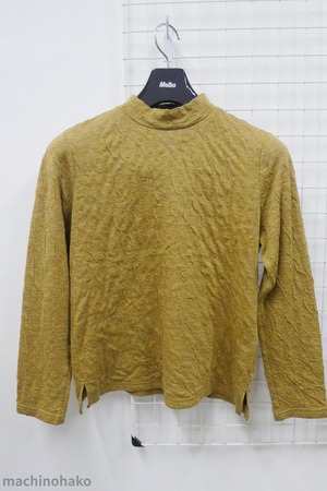 マスタード　ハイネック　チュニック