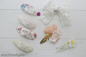 ヘアピン　髪留め　パッチン　子供用　ヘアアクセサリー　ハンドメイド