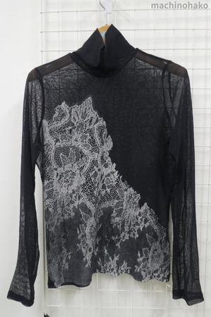 RISTUKO SHIRAHAMA パワーネット　インナー　ブラック　メッシュ　チュール　日本製