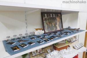 街知の箱　店内　海からの贈り物さん作品コーナー