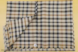 生地　布　チェック　手作り