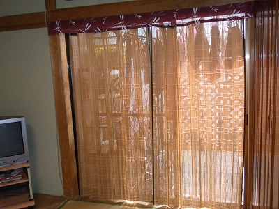 竹カーテンをすだれパネルカーテンに ｍ ｄｉａｒｙ