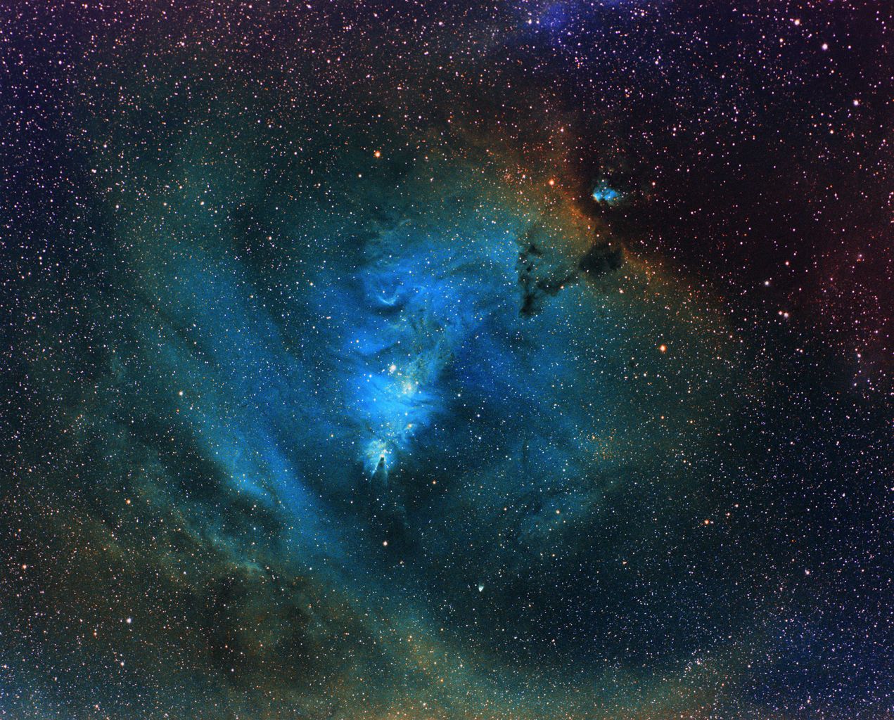 クリスマスツリー星雲sao まちょの天体写真 クリスマスツリー星雲sao まちょの天体写真