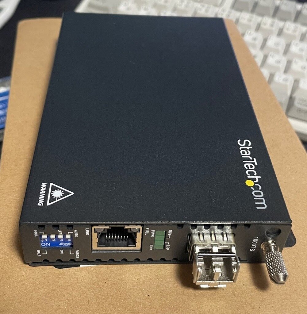 StarTech.comの光メディアコンバータに交換 : まいまいオーディオ Blog