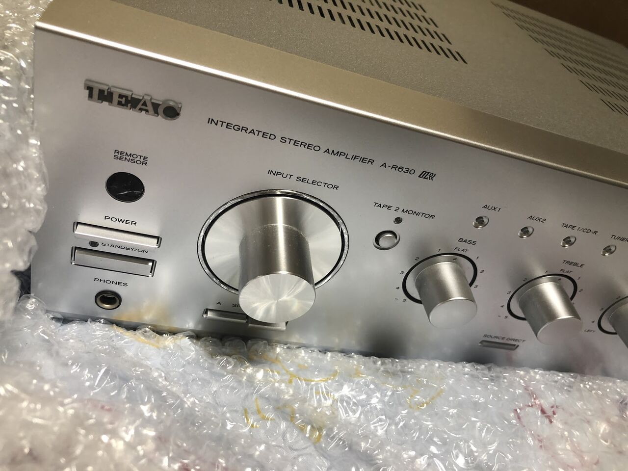 TEAC A-R630 プリメインアンプが届いた : まいまいオーディオ TEAC A-R630 プリメインアンプが届いた : まいまいオーディオ