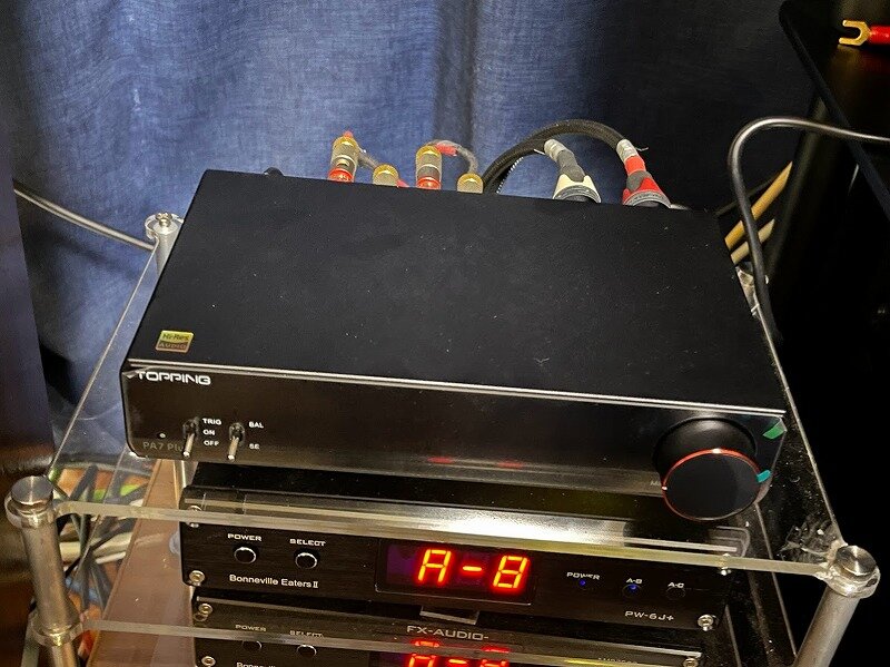 TOPPING PA7 Plus　ステレオ デジタルパワーアンプ 1年保証 Topping PA7 PLUS D級 パワーアンプ 300W ×2 バランス