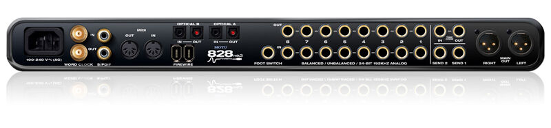 MOTU 828mk3 FireWire 自分用メモ : まいまいオーディオ Blog