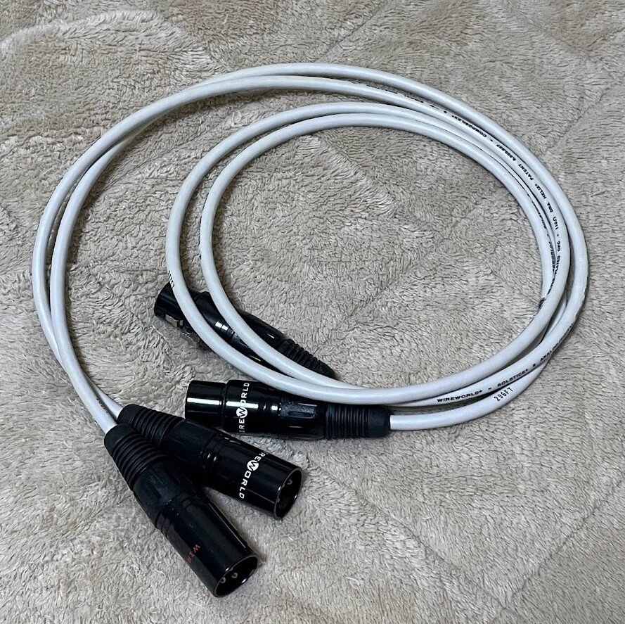 WIRE WORLD EQUINOX 8 XLRケーブル 0.5mペア 7N銅 WIREWORLD Equinox 8 バランス相互接続ケーブル ペア - XLRからXLR - 1