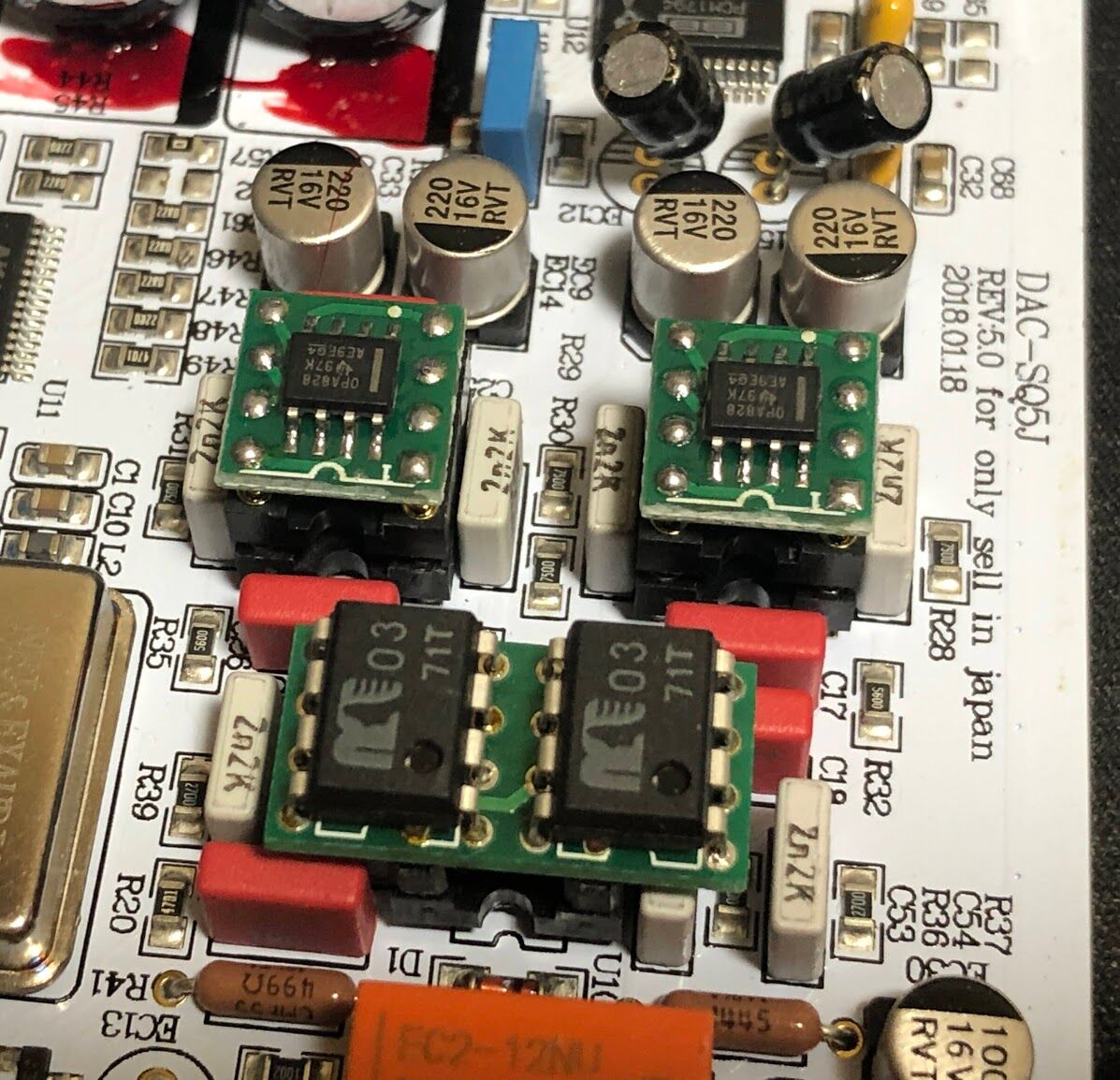 DAC-SQ5Jとオペアンプ : まいまいオーディオ Blog - 中古で DAC-SQ5Jとオペアンプ : まいまいオーディオ Blog - 中古で