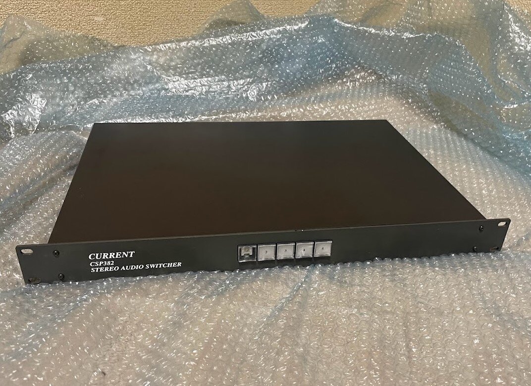 CURRENT CSP382 中古品 XLRの切替器 CURRENT CSP382を購入 : まいまいオーディオ Blog - 中古