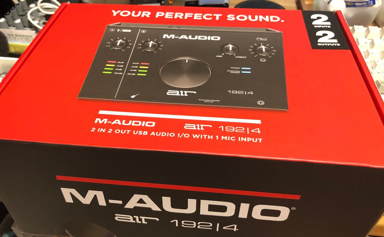 M-AUDIO AIR 192 | 4 が届きました : まいまいオーディオ Blog - 中古