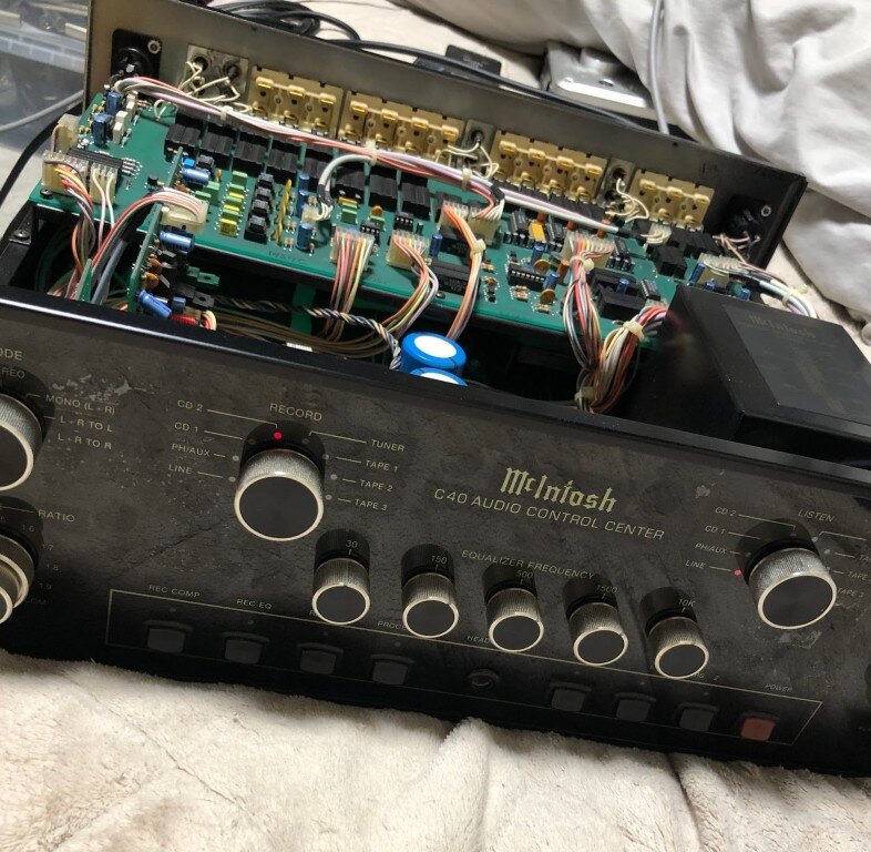 Mcintosh C40 の メンテナンス : まいまいオーディオ Blog - 中古で