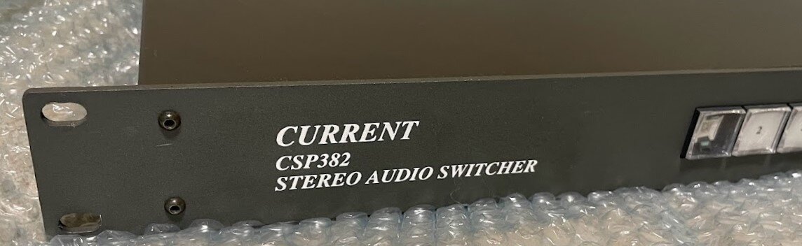 XLRの切替器 CURRENT CSP382を購入 : まいまいオーディオ Blog - 中古