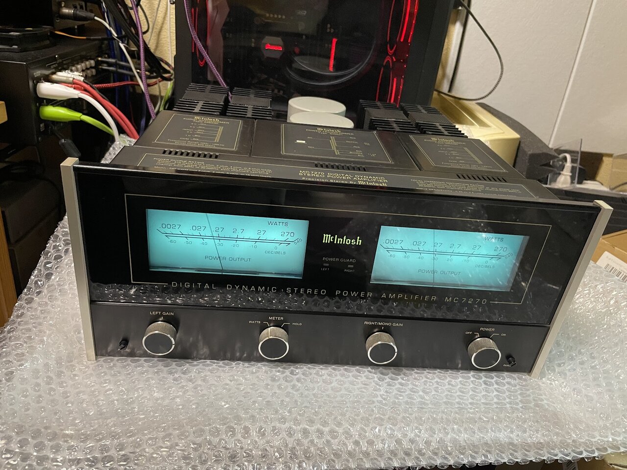 McIntosh MC7270 パワーアンプを購入しました : まいまい McIntosh MC7270 パワーアンプを購入しました : まいまい