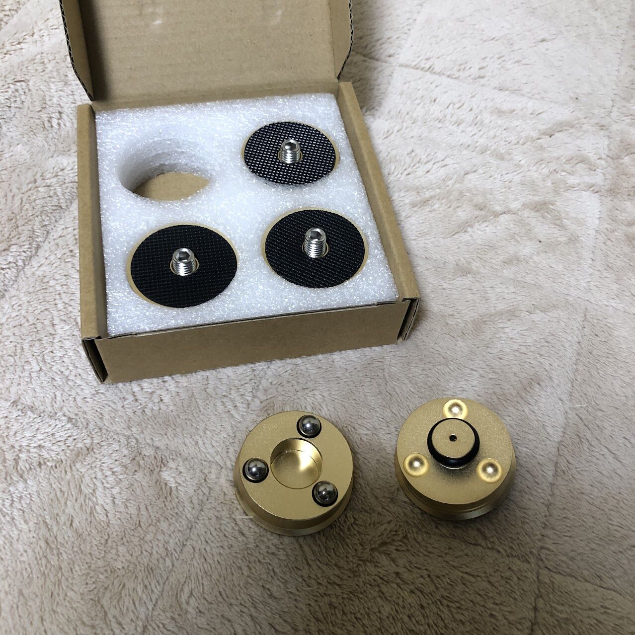 鉄の玉のインシュレーター まいまいオーディオ Blog 中古で揃える オーディオ Pcパーツ