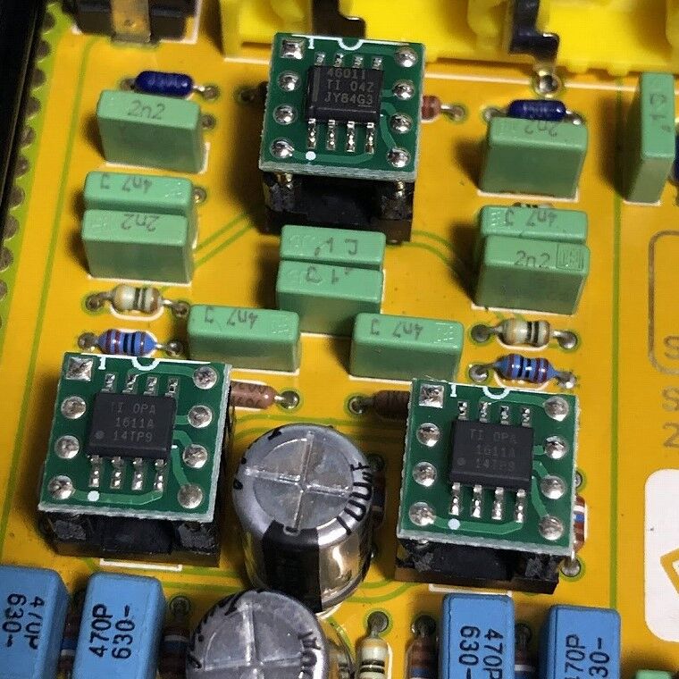 オペアンプ：THS4601に交換 : まいまいオーディオ Blog - 中古で揃える