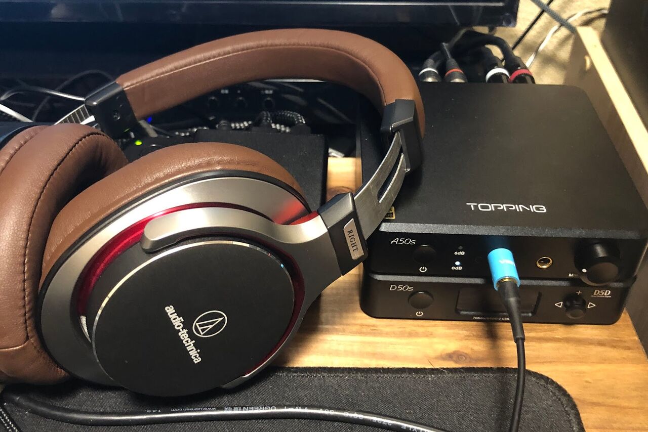 動作確認のみ】バランス接続 ヘッドホンアンプ Topping A50III
