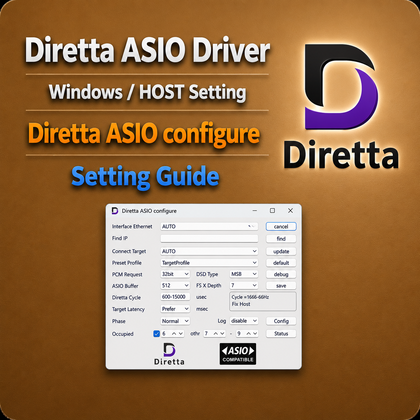 [EN] Diretta ASIO configure: Setting Guide : まいまいオーディオ Blog - 中古で揃える ...