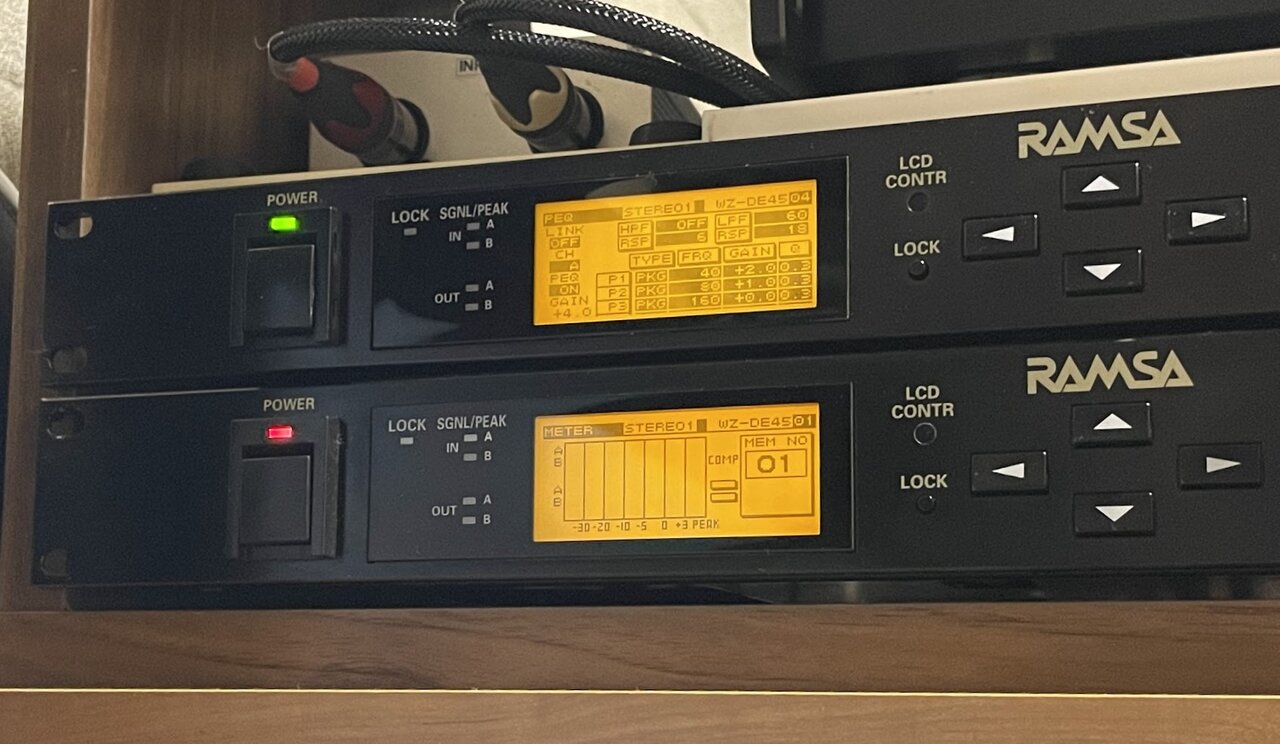 ジャンク Panasonic RAMSA WZ-DE45 デジタルマルチ イコライザー