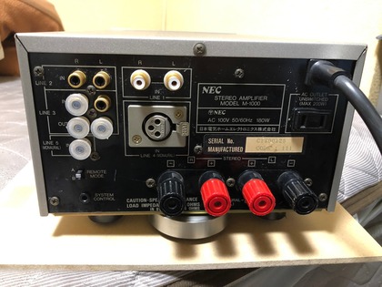 【ジャンク品】NEC M-1000 NEC M-1000 ステレオパワーアンプ ジャンク 現状渡し