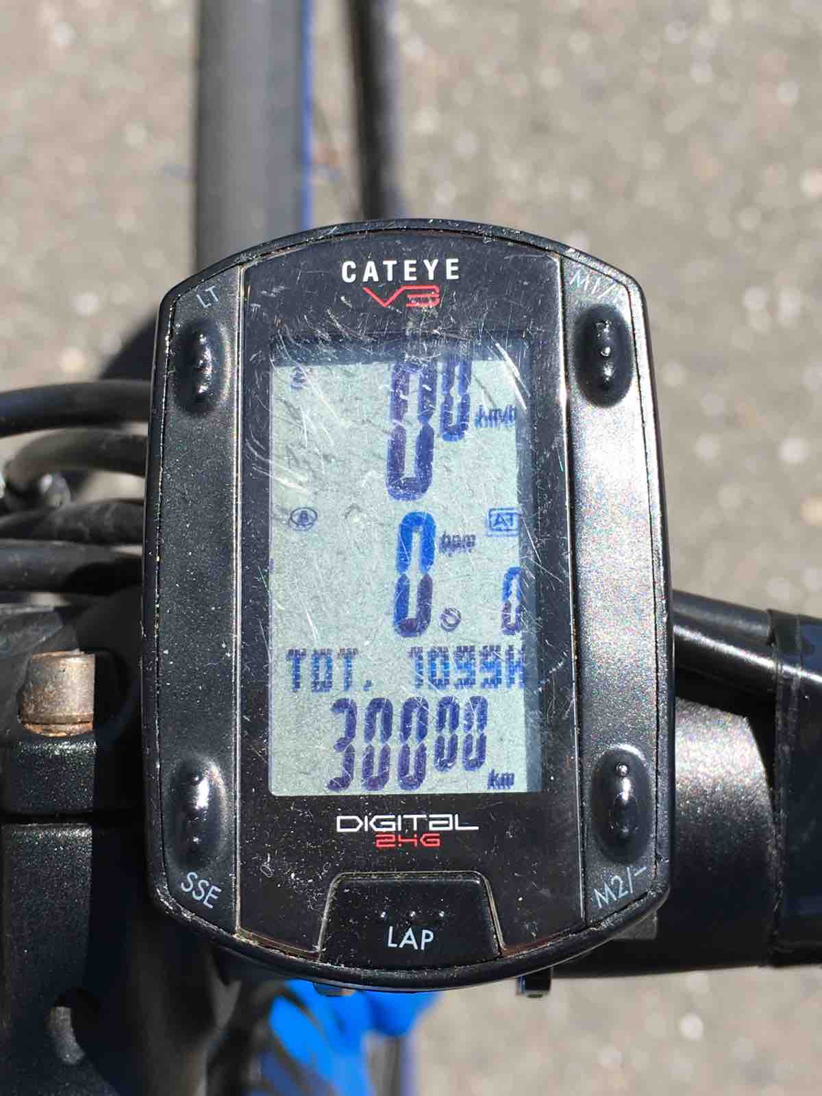 4万キロ 自転車