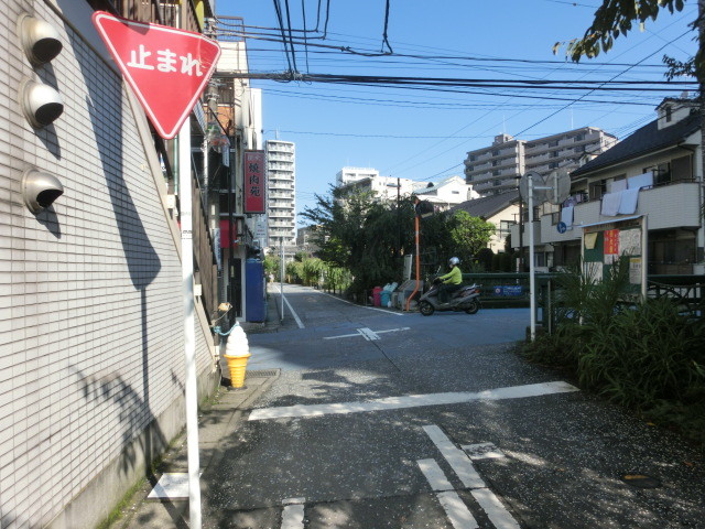 ここから溝の口駅まで 自転車