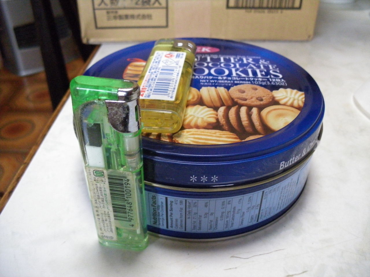 １００円ショップ缶入りクッキー マッキ色 2nd Stage