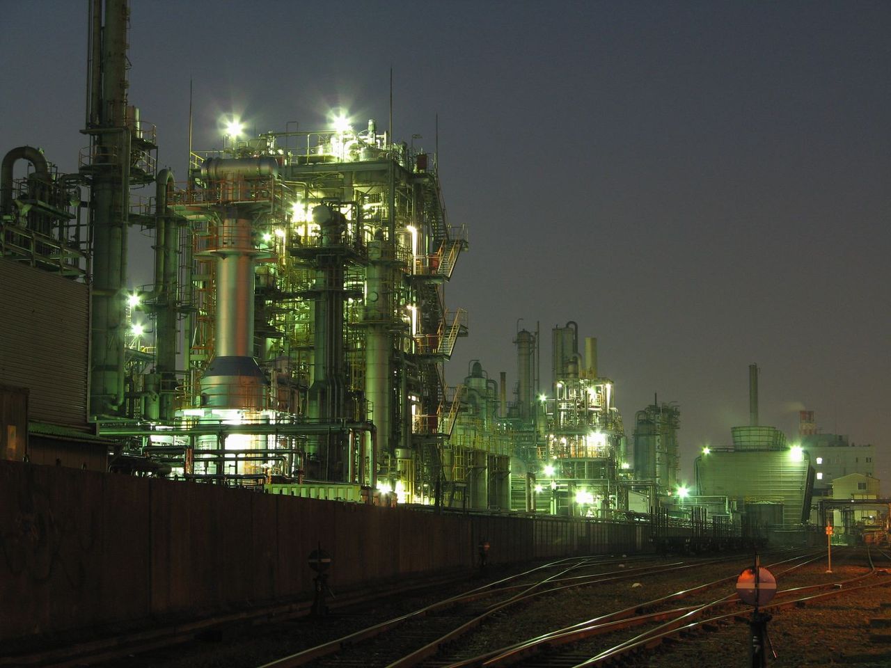 工場萌え萌えツアー夜の部 まっくの徒然日記