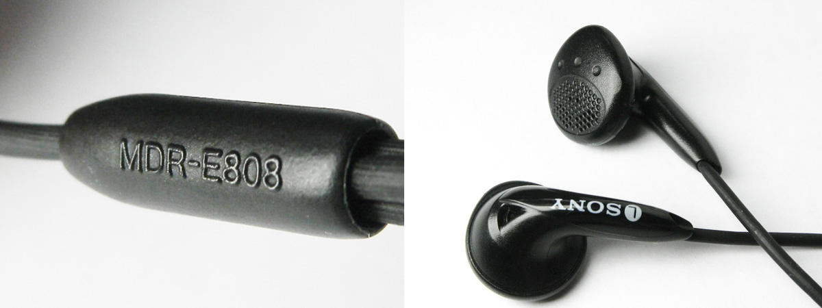 A4205 SONY リモコン RM-MC53EL/イヤホン MDR-E808 Original SONY MDR-E805 or E808 Earbud for Walkman ! Sounding