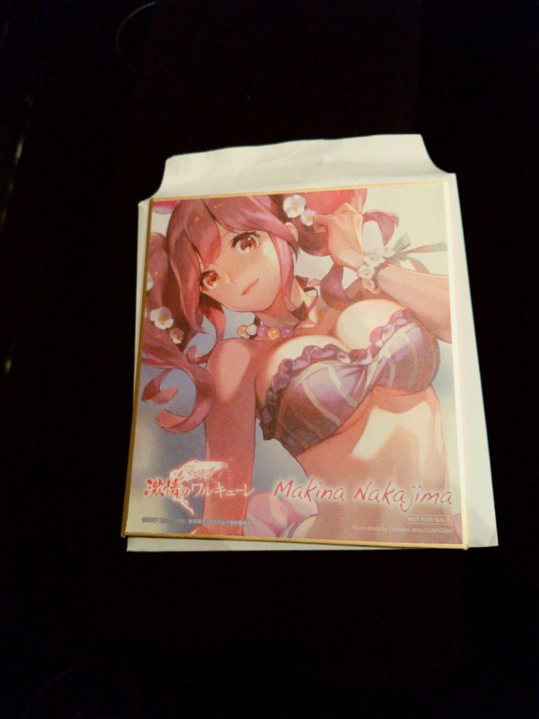 第１週目 劇場来場者特典 実田千聖氏 Capcom イラストミニ色紙 マキナ 中島 マシゲ歌マクロスd
