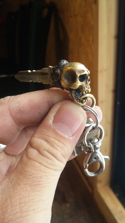 バイクの鍵を改造 スカルバージョン Mad Bull Blog