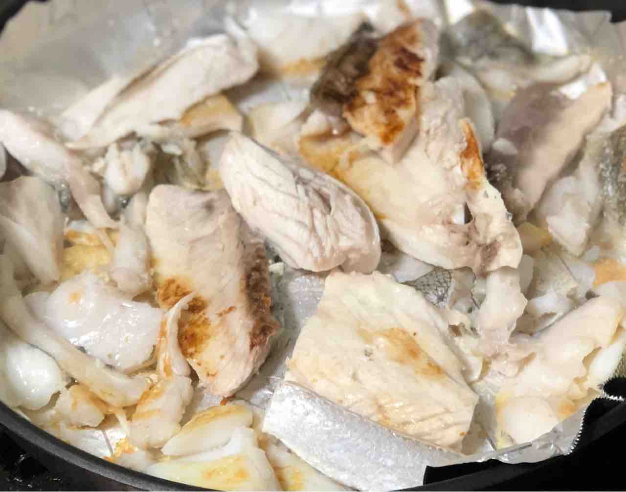 今日の晩飯 鹿児島県産カンパチと北海道産タラのあら塩焼き 高品質食材ほどシンプルに仕上げる 新 マダム珍味の晩飯速報