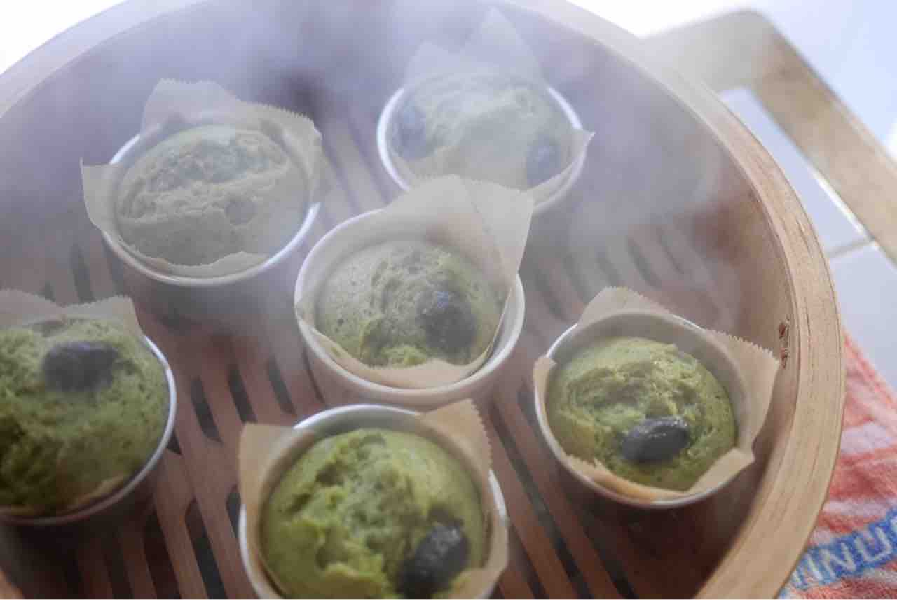 黒豆抹茶蒸しパン おせちリメイク マダム昌代の頭の中はだいたい食べ物