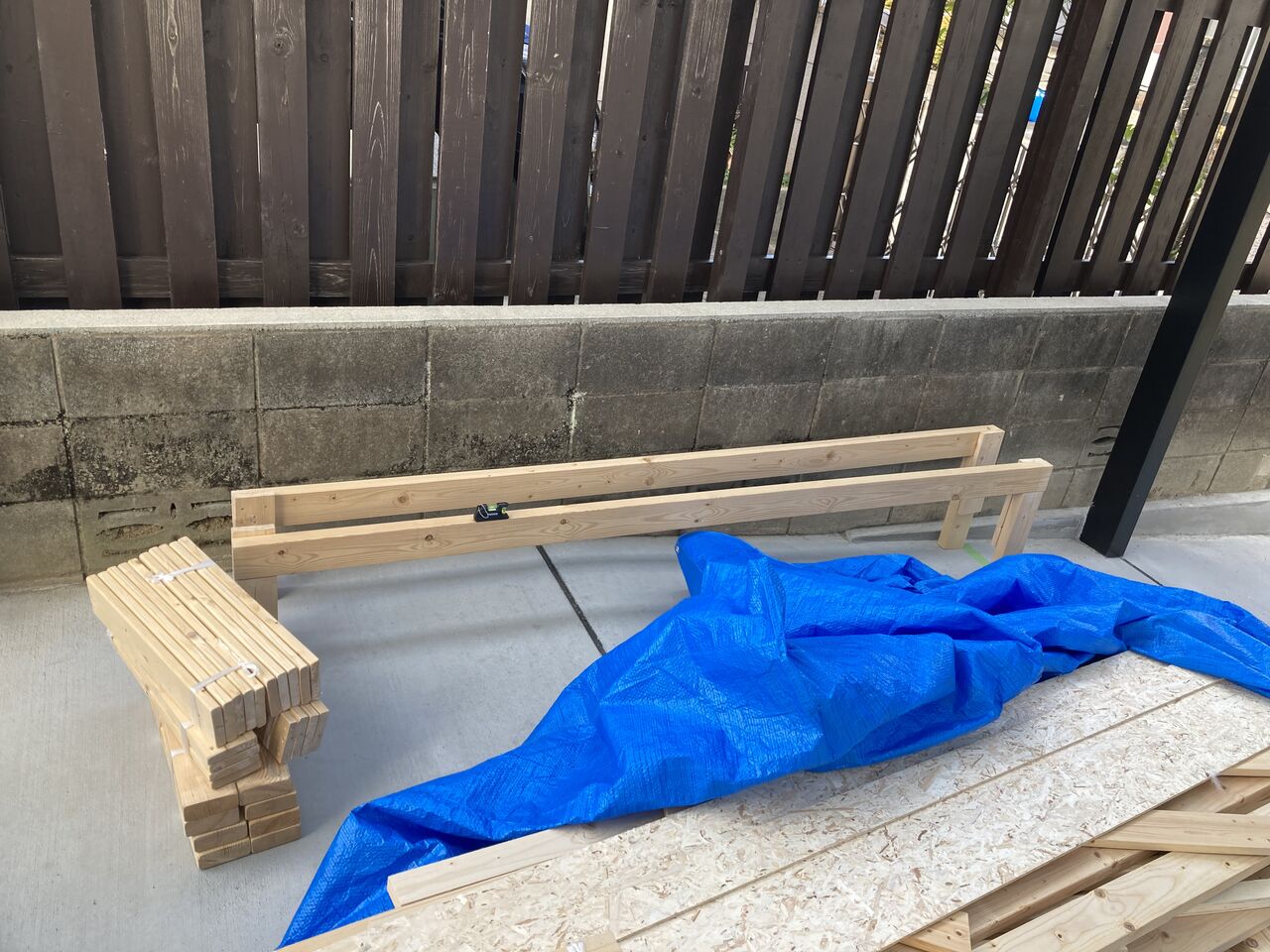 木材置き場を作る なんとなく徒然日誌