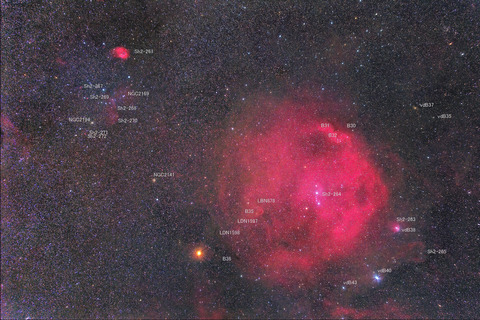 オリオン北部(105mm)-の背景黒