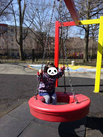 公園 トンプキンスクエア イーストビレッジ 窓 New York 再び