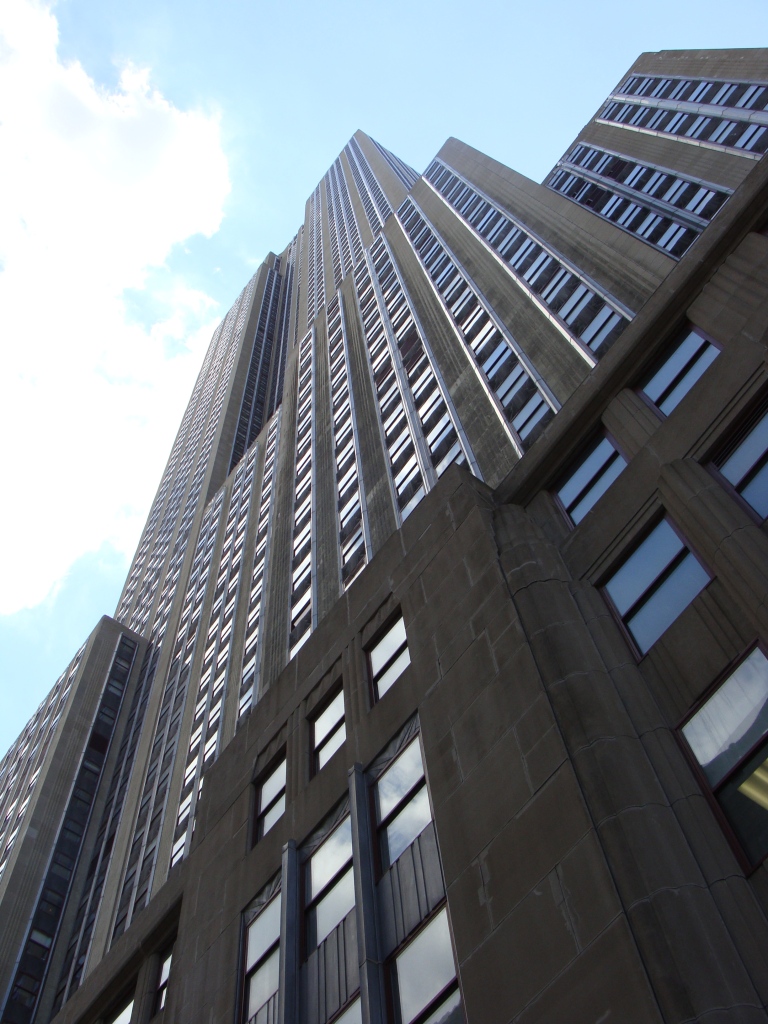 エンパイア ステート ビルからの眺めと動画と土産物 窓 New York