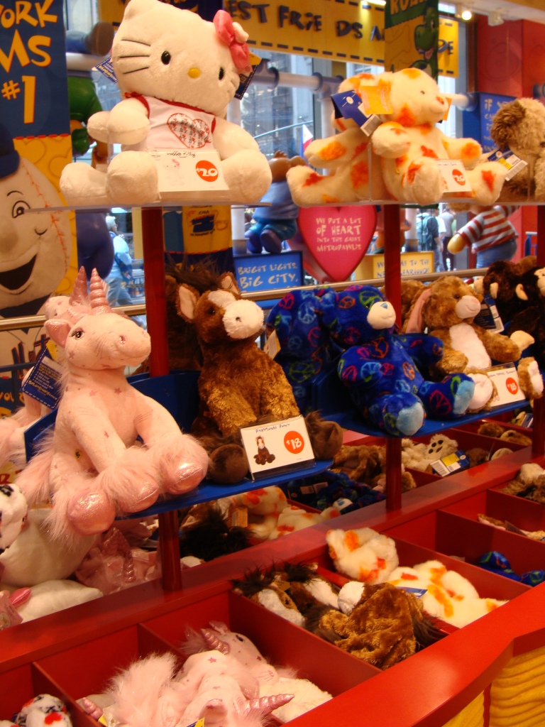 ぬいぐるみ、Build-A-Bear Workshop＠5番街 : 窓＠New York
