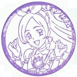 グリーンラインプリキュアスタンプ1日吉駅