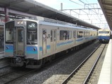 写真19クモユニ号塩尻駅