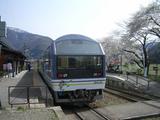 20050430会津鉄道会津浪漫号芦ノ牧温泉駅展望車