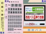 西武バス乗り継ぎ一日乗車券H19-21こども